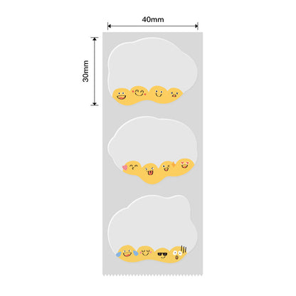 NB473 - NIIMBOT - B1 / B21 / B3S - TT41*31 - 220 LABELS PER ROLL -  CUTE EMOJIS DESIGN