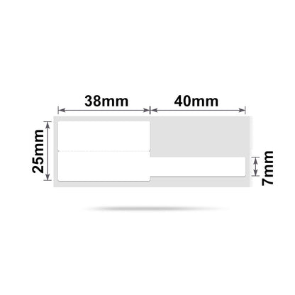 NB246 - NIIMBOT - B1 / B21 / B3S - 25*78MM - 100 LABELS PER ROLL - CABLE / JEWELLERY - WHITE