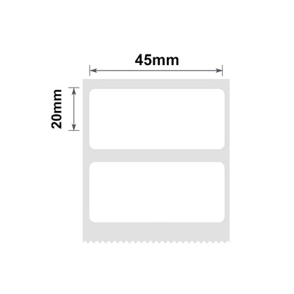 NB195 - NIIMBOT - B1 / B21 / B3S - 20*45MM - 320 LABELS PER ROLL - WHITE