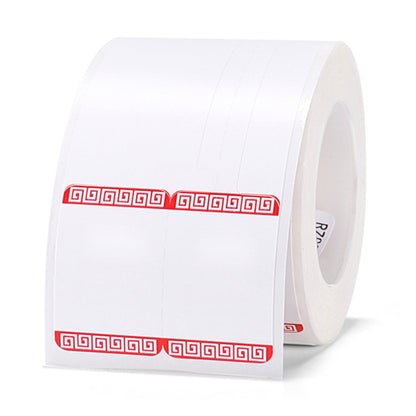 NB204 - NIIMBOT - B1 / B21 / B3S - 30*70MM - RING - 100 LABELS PER ROLL - RED BORDER DESIGN