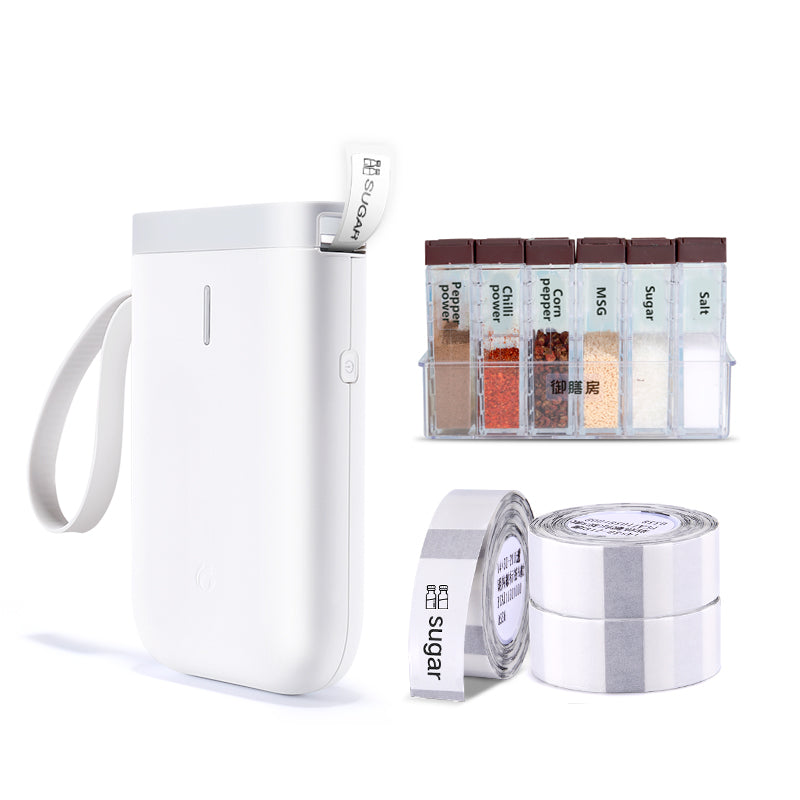 NB100 - NIIMBOT - D11 - PORTABLE LABEL BLUETOOTH PRINTER INCLUDING FREE LABEL ROLL (12*40MM - WHITE)