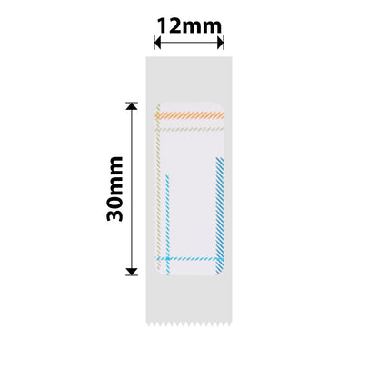 NB125 - NIIMBOT - D11 / D101 / D110 - RP12*30 - 210 LABELS PER ROLL - RAINBOWS DESIGN