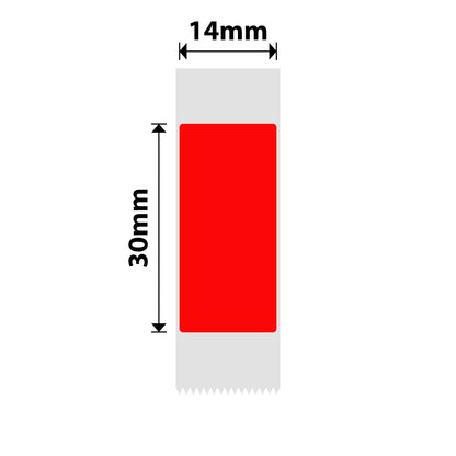 NB150 - NIIMBOT - D11 / D101 / D110 - 14*30MM - 210 LABELS PER ROLL - SOLID RUBY RED DESIGN