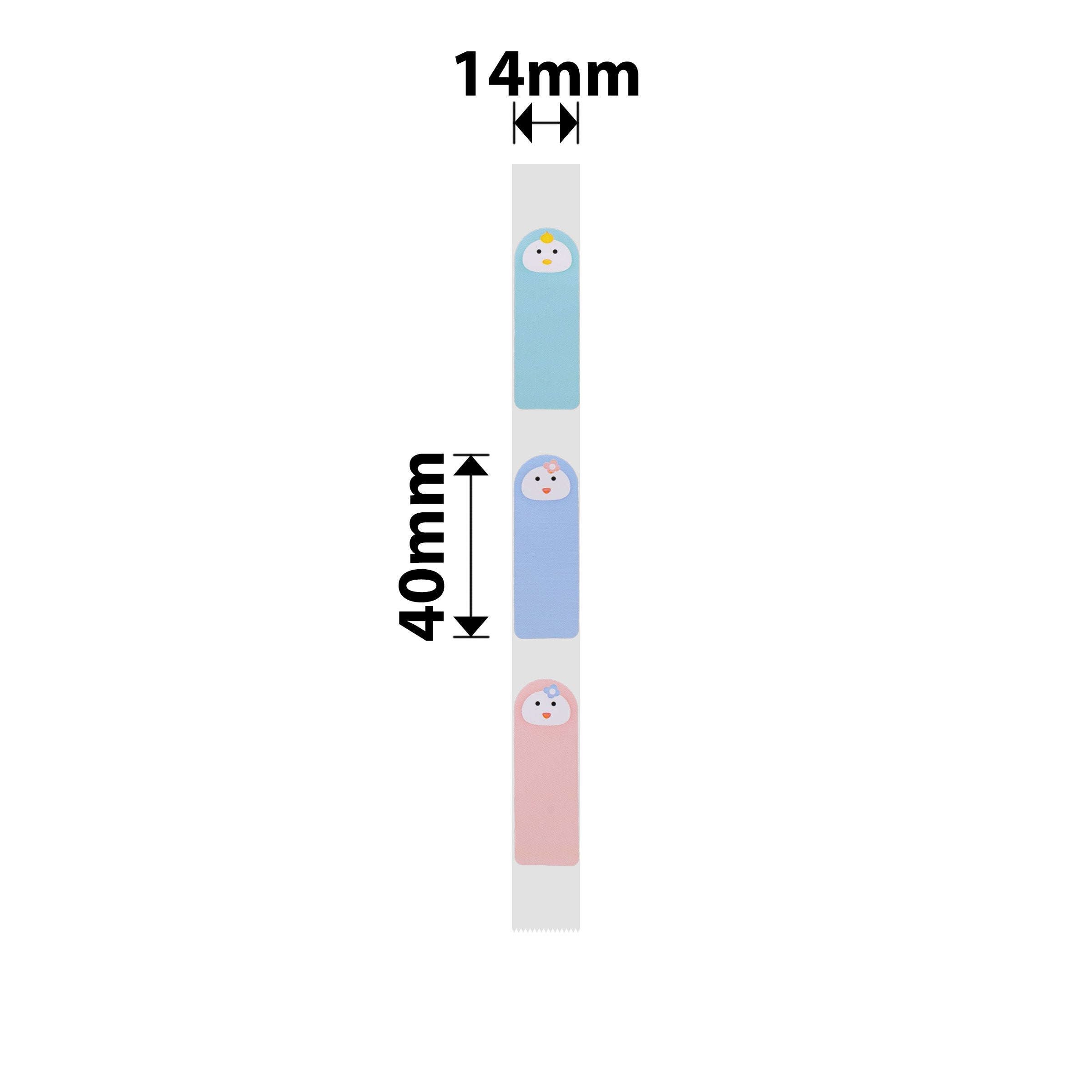 NB179 - NIIMBOT - D11 / D101 / D110 - R14*40 - 160 LABELS PER ROLL - BABY FACE DESIGN