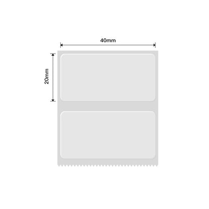 NB213 - NIIMBOT - B1 / B21 / B3S - T40*20MM - 320 LABELS PER ROLL - TRANSPARENT