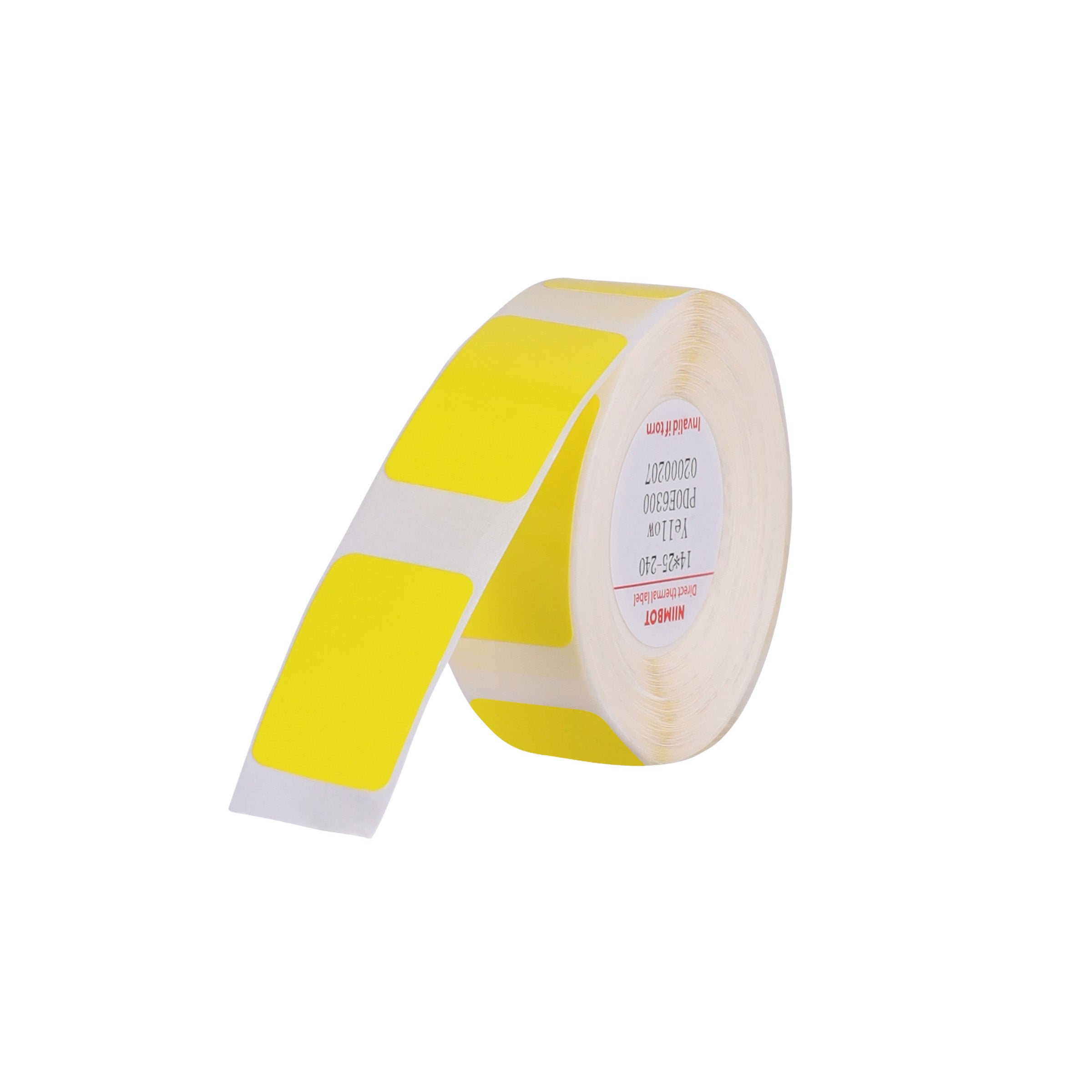 NB280 - NIIMBOT - D11 / D101 / D110 - R14*25 - 240 LABELS PER ROLL - YELLOW DESIGN