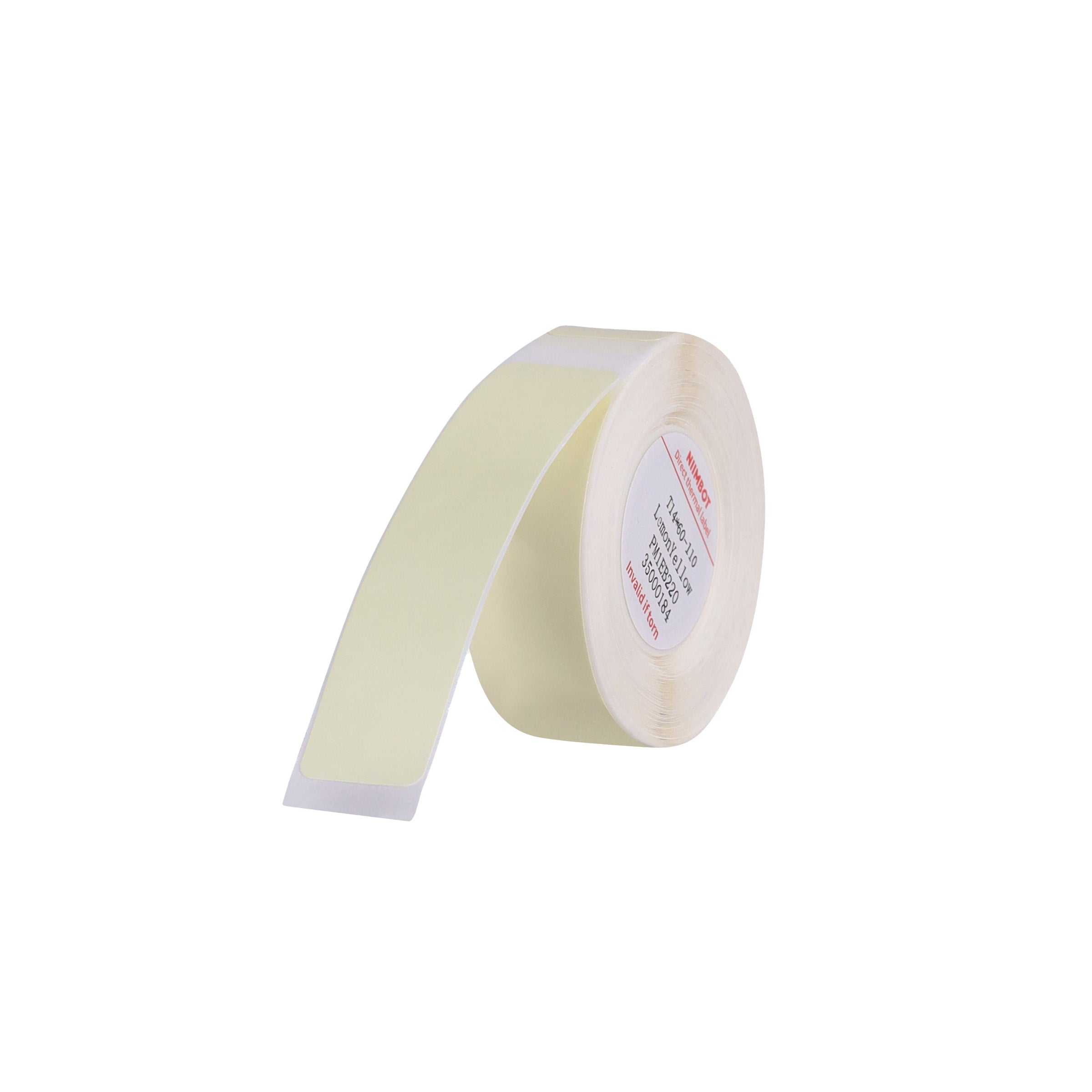 NB306 - NIIMBOT - D11 / D101 / D110 - R14*60 - 110 LABELS PER ROLL - LEMON YELLOW DESIGN