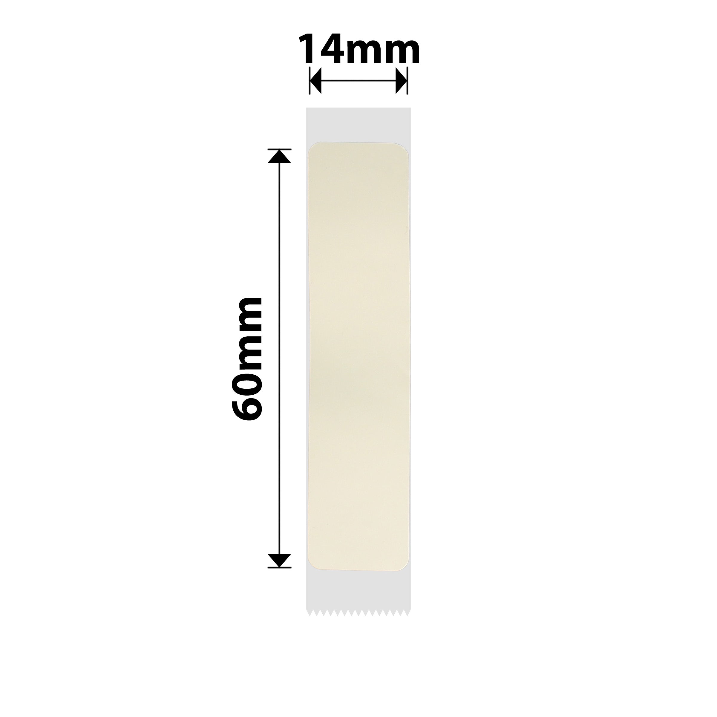 NB306 - NIIMBOT - D11 / D101 / D110 - R14*60 - 110 LABELS PER ROLL - LEMON YELLOW DESIGN