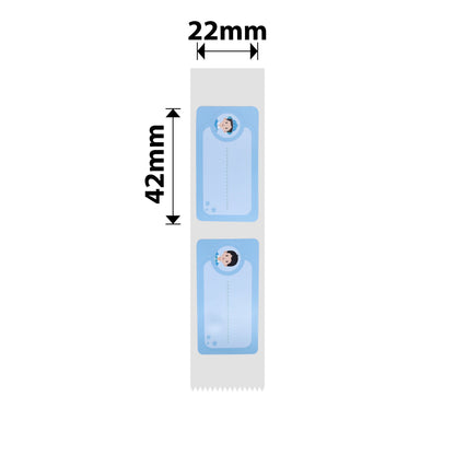 NB326 - NIIMBOT - D101 ONLY - R22*42 - 150 LABELS PER ROLL - COOL BOY - DESIGN