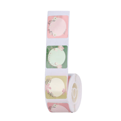 NB333 - NIIMBOT - D101 ONLY - R25*25 - 230 LABELS PER ROLL - FLOWER DESIGN