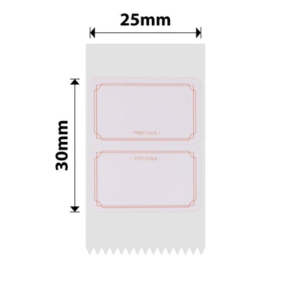 NB337 - NIIMBOT - D101 ONLY - R25*30 - 210 LABELS PER ROLL - ELEGANT DESIGN