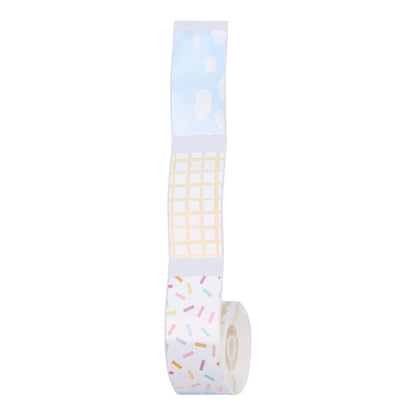 NB368 - NIIMBOT - D101 ONLY - R25*50- 130 LABELS PER ROLL- MIXED PATTERN DESIGN