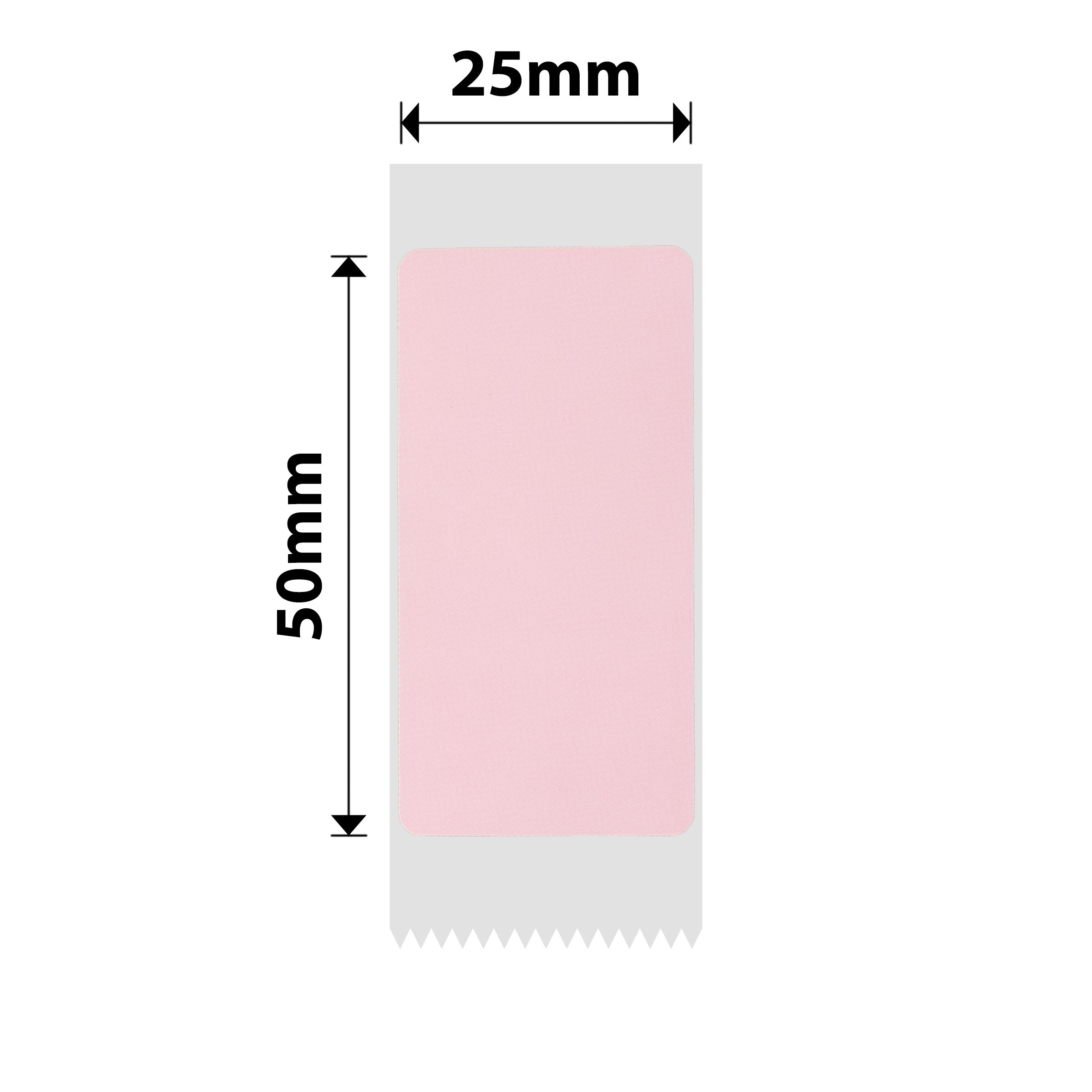 NB370 - NIIMBOT - D101 ONLY - R25*50 - 130 LABELS PER ROLL - PINK DESIGN