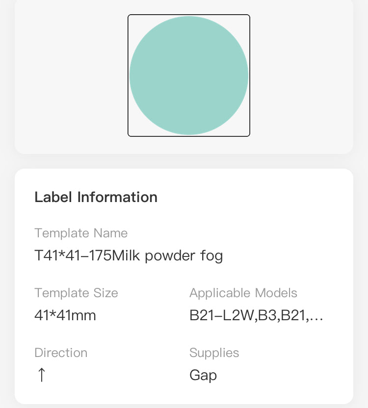 NB439 - NIIMBOT - B1 / B21 / B3S - T41*41MM - 175 ROUND THERMAL LABELS - MULITI-COLOUR DESIGN