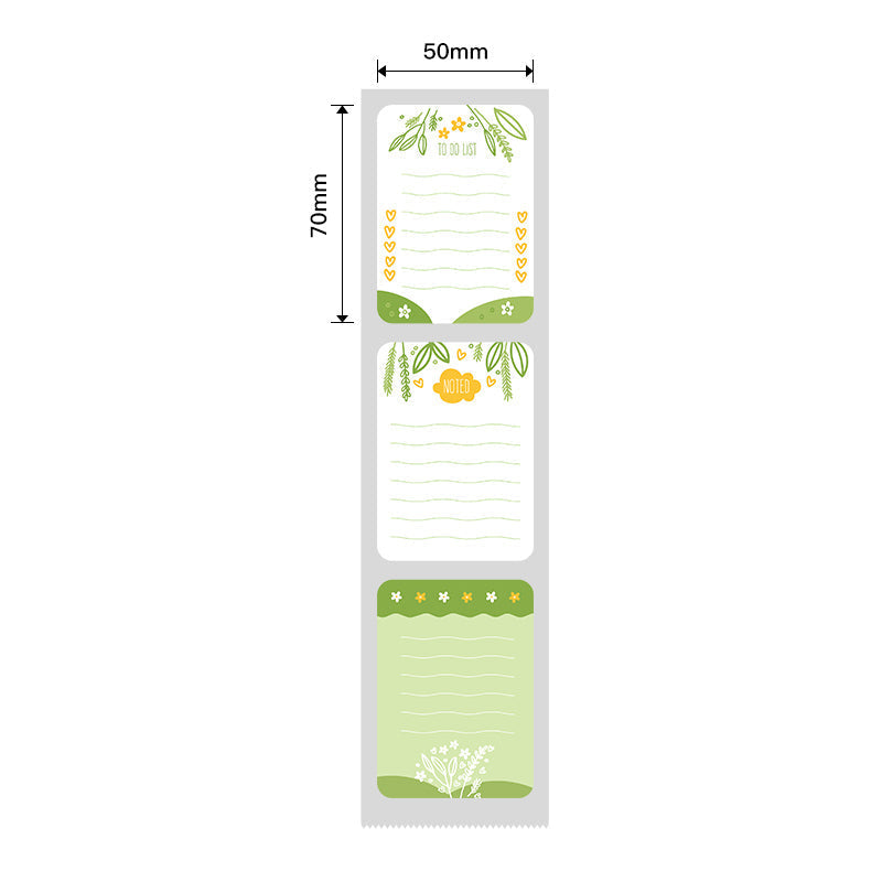 NB466 - NIIMBOT - B1 / B21 / B3S - T50*70 - 110 LABELS PER ROLL - GARDEN DESIGN